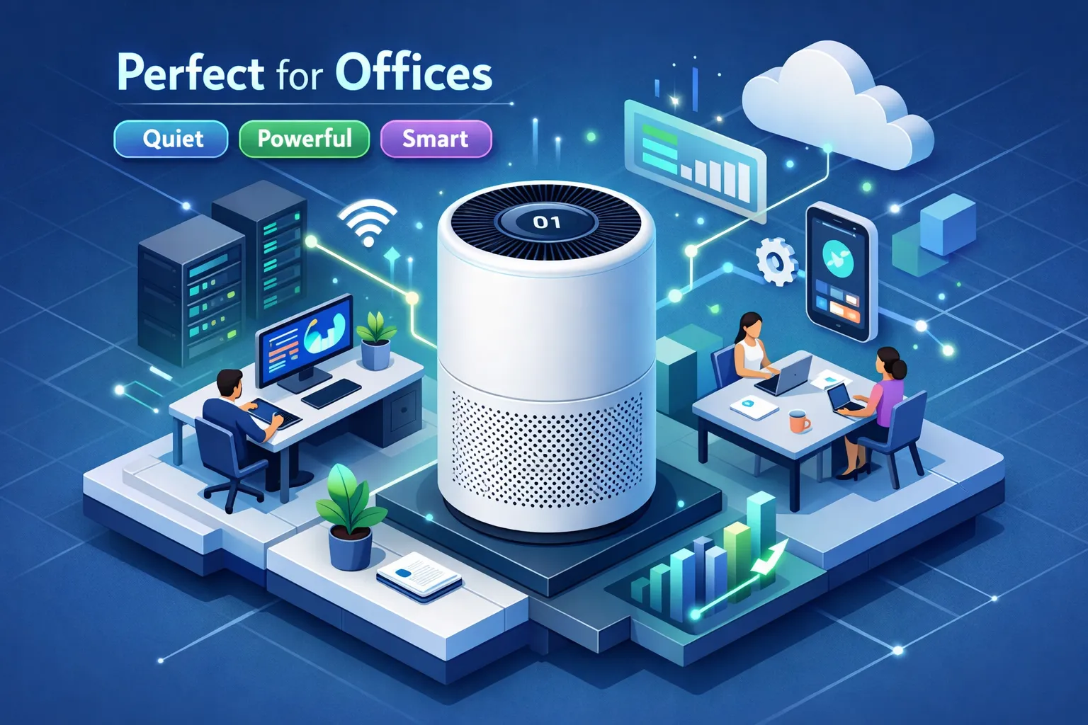 Levoit Core 600S for Offices: Quiet, Powerful, Smart