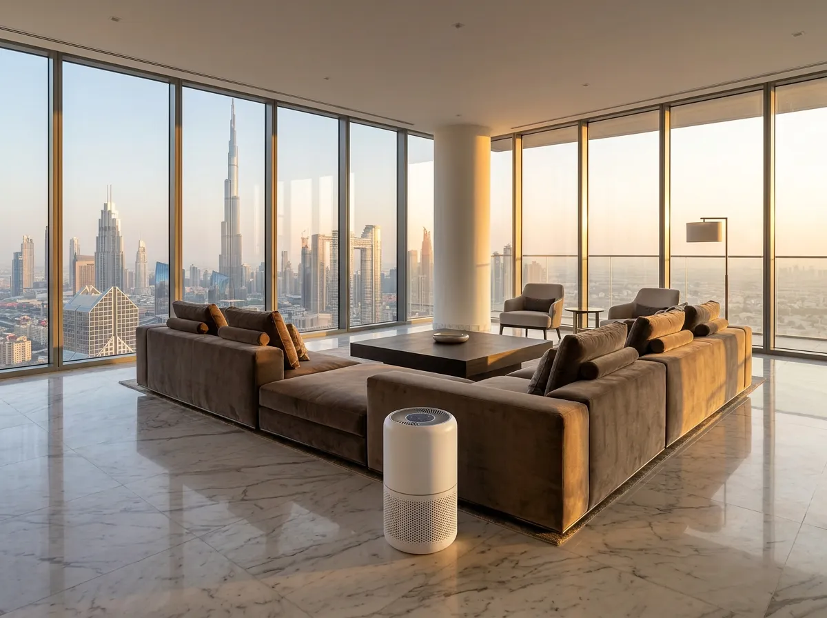 Air purifier for large open-plan space in Dubai