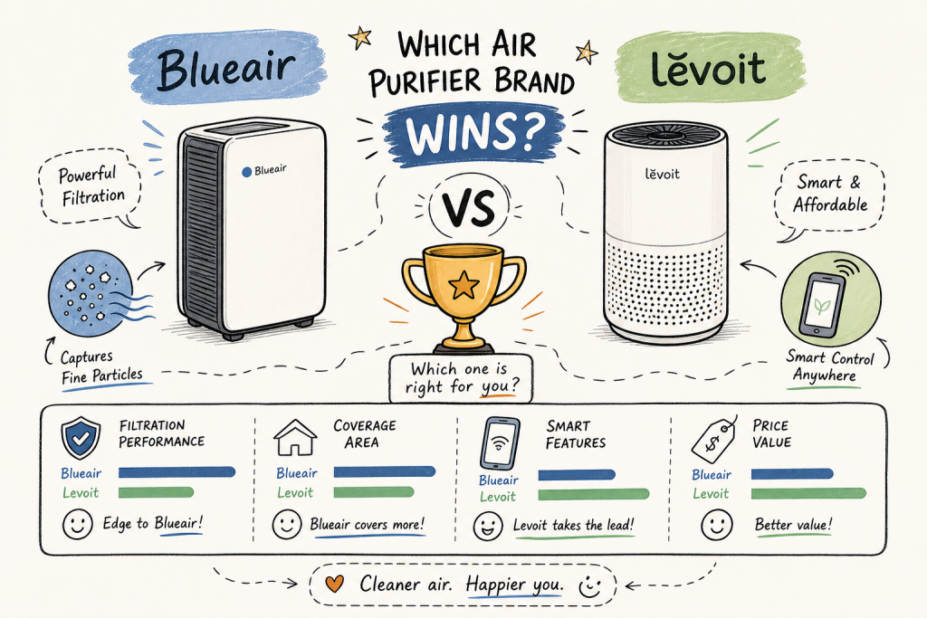 Blueair vs Levoit: Which Air Purifier Brand Wins in 2026?